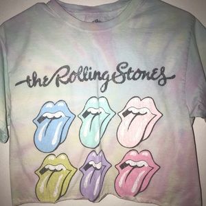 Rolling Stones Cropped Tee